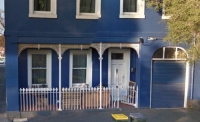 the blue house from faraday street